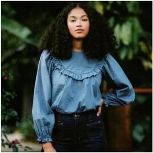 NWT Christy Dawn Hannah Blouse L